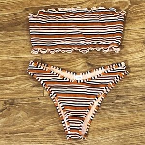 Montce Swim Donna Rib bikini set size medium